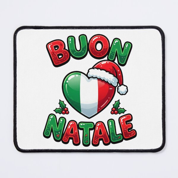 Item preview, buon natale italian christmas santa says designed and sold by ArtDesignTp.