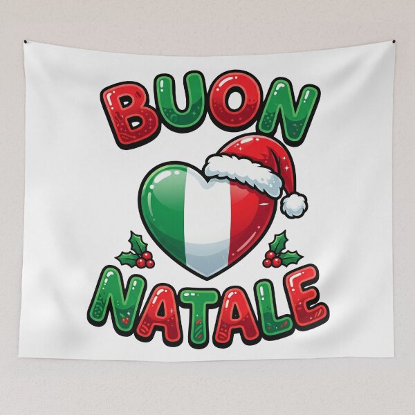 Item preview, buon natale italian christmas santa says designed and sold by ArtDesignTp.