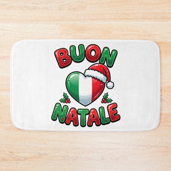 Item preview, buon natale italian christmas santa says designed and sold by ArtDesignTp.