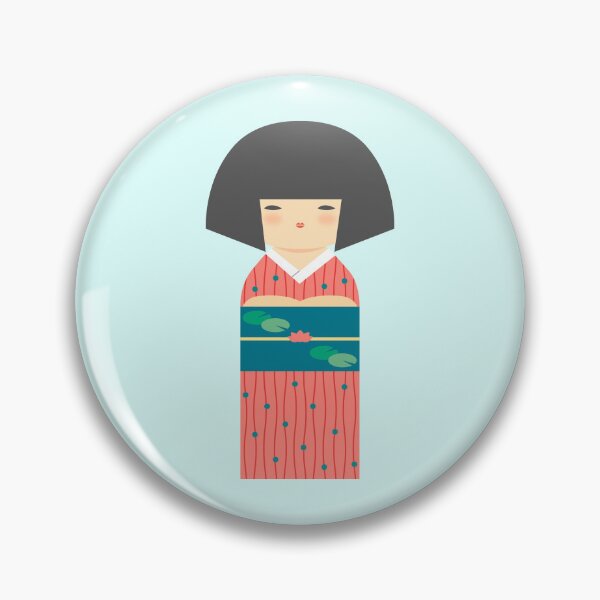 Item preview, Japanese Kimono Doll - Modern Kokeshi Style designed and sold by Ama Zuan.
