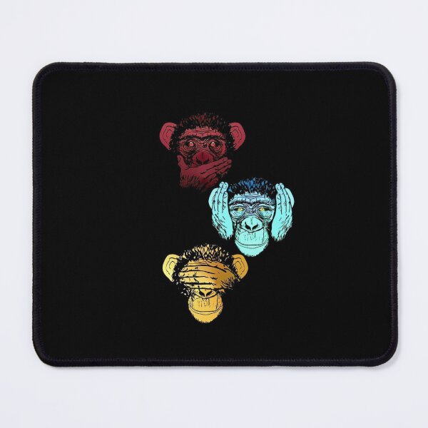 Item preview, Three Wise Monkeys - Neon Streetwear Pop Art Monkeys designed and sold by gokhanuzen.
