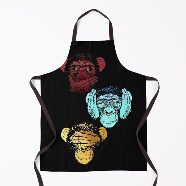 Item preview, Three Wise Monkeys - Neon Streetwear Pop Art Monkeys designed and sold by gokhanuzen.