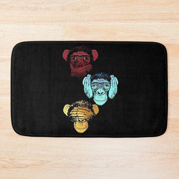 Item preview, Three Wise Monkeys - Neon Streetwear Pop Art Monkeys designed and sold by gokhanuzen.