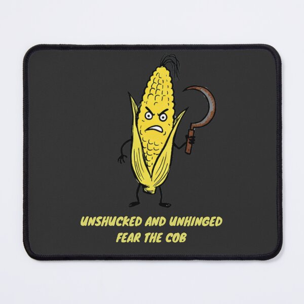 Item preview, Angry Corn With Sickle Cartoon Grim Reaper Veggie designed and sold by PM.