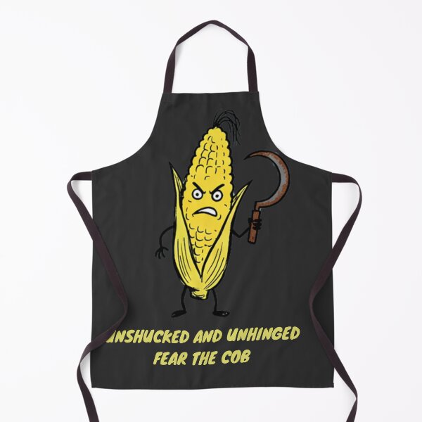 Item preview, Angry Corn With Sickle Cartoon Grim Reaper Veggie designed and sold by PM.
