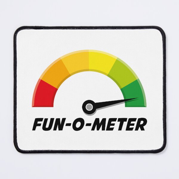 Item preview, Fun-o-Meter / Fun Meter Large (on white) designed and sold by STUDIO-72.