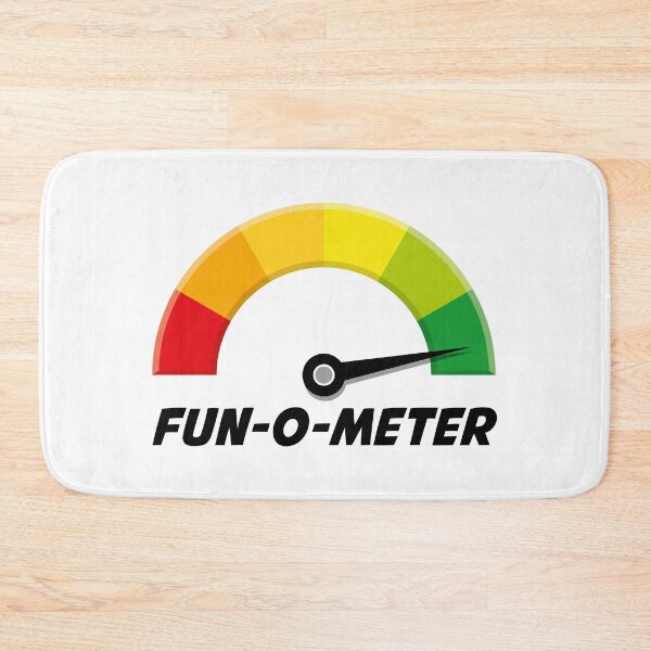 Item preview, Fun-o-Meter / Fun Meter Large (on white) designed and sold by STUDIO-72.