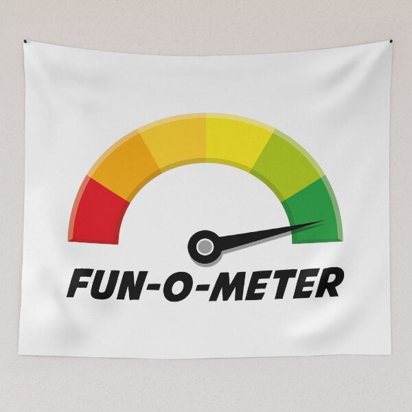Item preview, Fun-o-Meter / Fun Meter Large (on white) designed and sold by STUDIO-72.