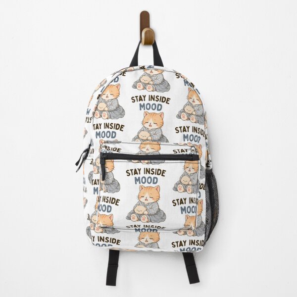 Item preview, Stay Inside Mood Cat | Cute Kawaii Aesthetic | Cozy Sleepy Design designed and sold by The Mood Index.
