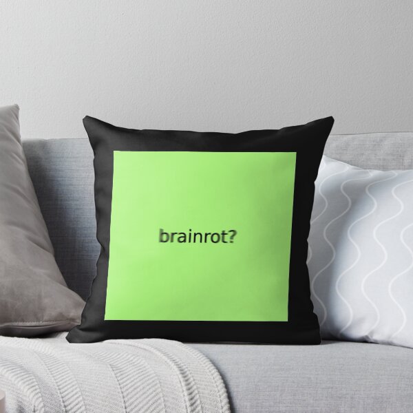Item preview, Supreme Green Brainrot Question Mark Square designed and sold by Dancing Papaya.