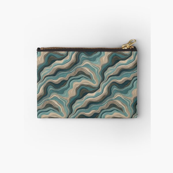 Item preview, Earthy Swirl Coastal Flow Abstract Wave Pattern designed and sold by MythicCotton.