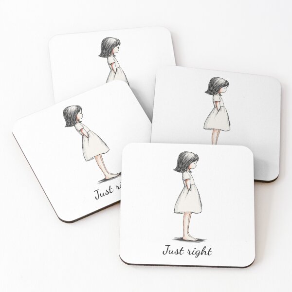 Item preview, Just Right Barefoot Girl | Self Worth Gift for Women designed and sold by FMproject.