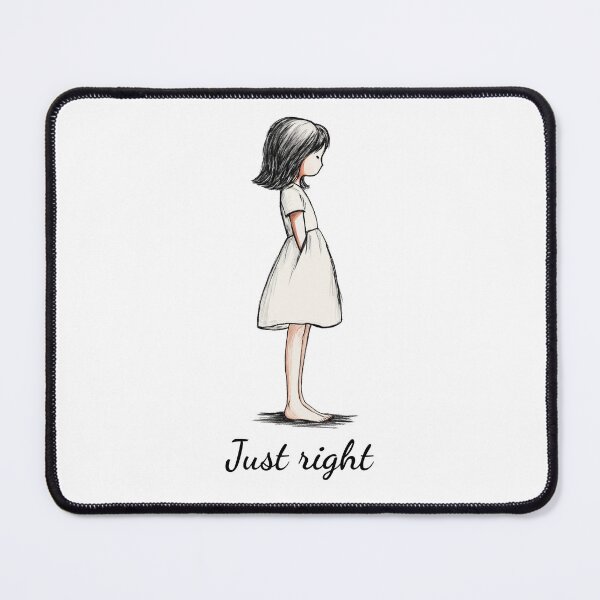 Item preview, Just Right Barefoot Girl | Self Worth Gift for Women designed and sold by FMproject.