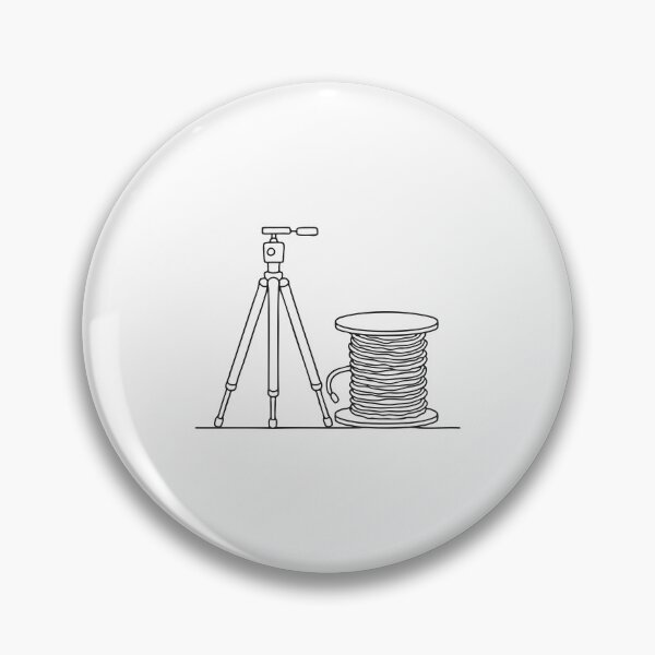 Item preview, Tripod Beside Coiled Cable designed and sold by rasagamastore.