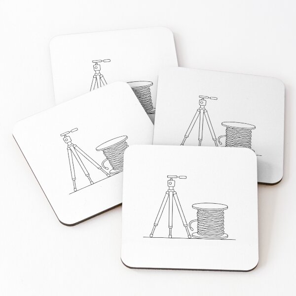 Item preview, Tripod Beside Coiled Cable designed and sold by rasagamastore.