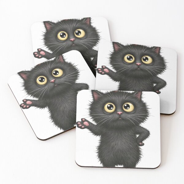 Item preview, Anti social black cat Clawde designed and sold by LawlessClawde.
