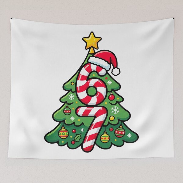 Item preview, six seven christmas 6 7 candy cane designed and sold by ArtDesignTp.