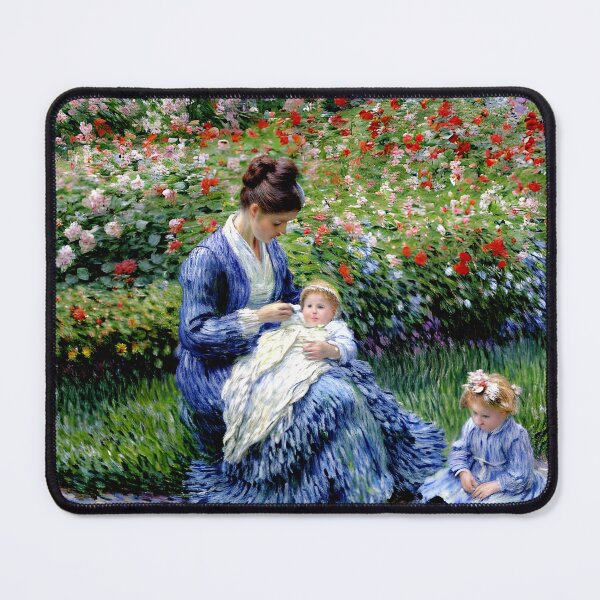 Item preview, Camille Monet with Jean in the Garden: An Impression of Motherhood, Light, and Everyday Life designed and sold by artdesignsnow.