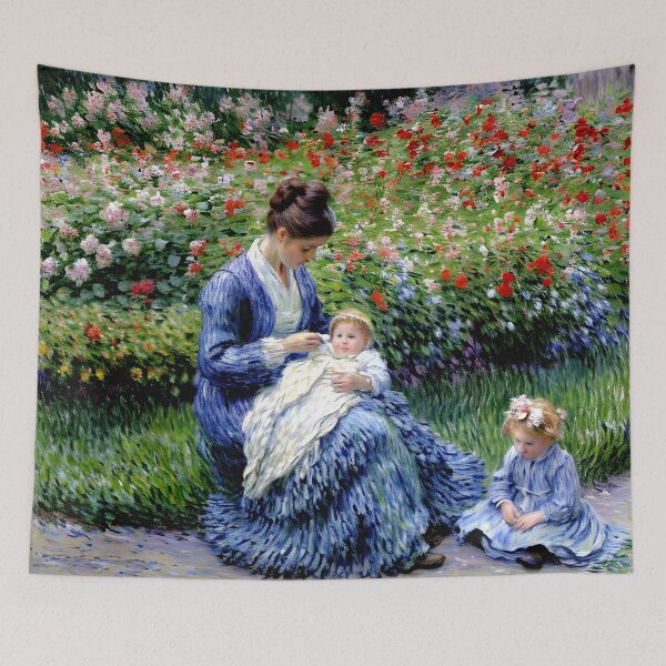 Item preview, Camille Monet with Jean in the Garden: An Impression of Motherhood, Light, and Everyday Life  designed and sold by artdesignsnow.