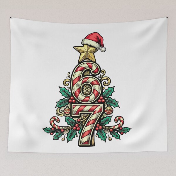Item preview, xmas six seven candy cane 67 designed and sold by ArtDesignTp.