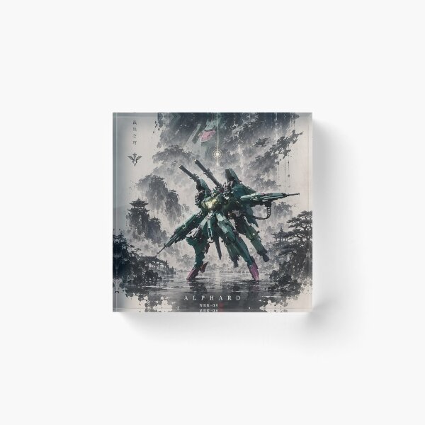 Item preview, Alphard: Ironwing Vanguard Mecha | Elite Artillery Commander Sci-Fi Robot Warrior designed and sold by Dyan4.