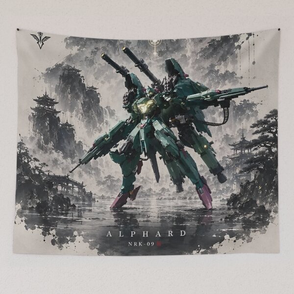 Item preview, Alphard: Ironwing Vanguard Mecha | Elite Artillery Commander Sci-Fi Robot Warrior designed and sold by Dyan4.