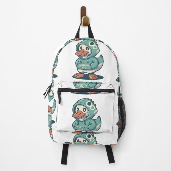 Item preview, Rawrsome Duck Cute Dinosaur Hoodie Mascot Streetwear Cartoon Graphic designed and sold by DesignArtist.ia.