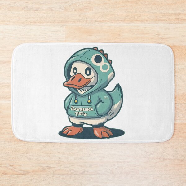 Item preview, Rawrsome Duck Cute Dinosaur Hoodie Mascot Streetwear Cartoon Graphic designed and sold by DesignArtist.ia.