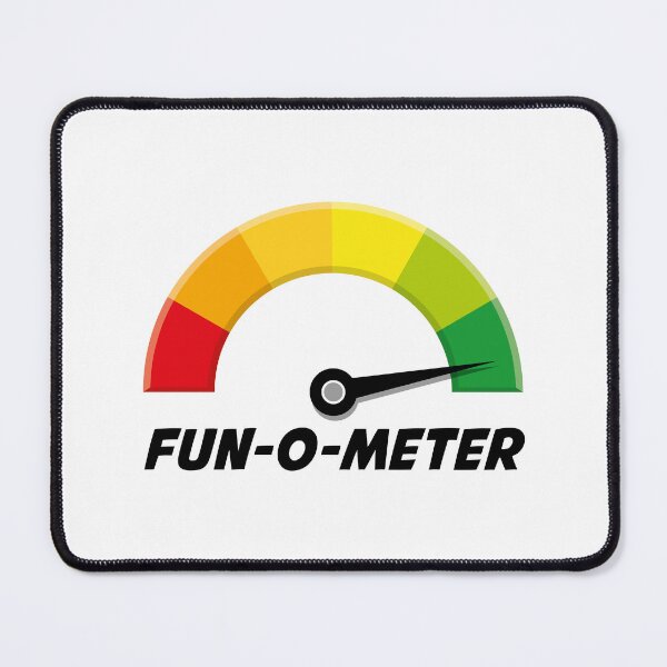 Item preview, Fun-o-Meter / Fun Meter Small (on white) designed and sold by STUDIO-72.