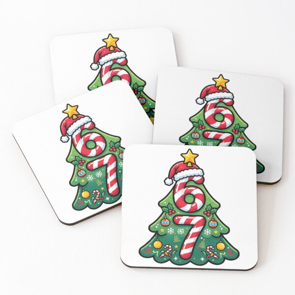 Item preview, funny candy cane 67 christmas meme six seven designed and sold by ArtDesignTp.