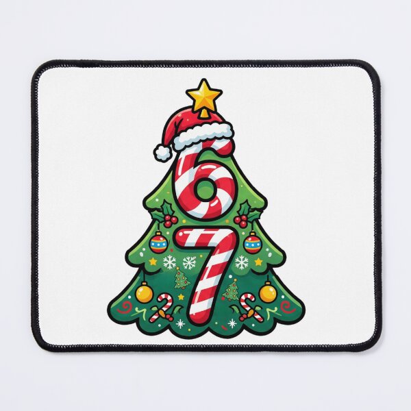Item preview, funny candy cane 67 christmas meme six seven designed and sold by ArtDesignTp.
