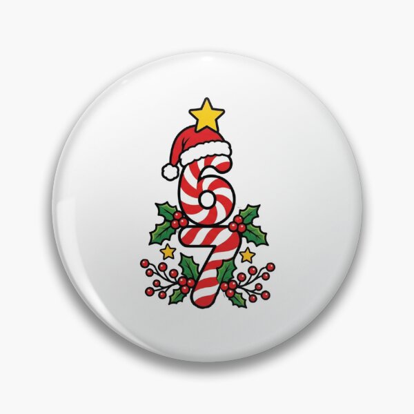 Item preview, 6 7 candy cane tree six seven humor xmas designed and sold by ArtDesignTp.