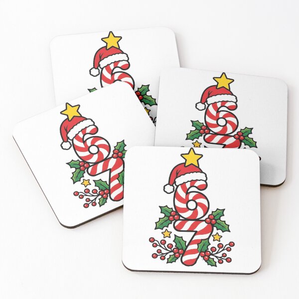 Item preview, 6 7 candy cane tree six seven humor xmas designed and sold by ArtDesignTp.
