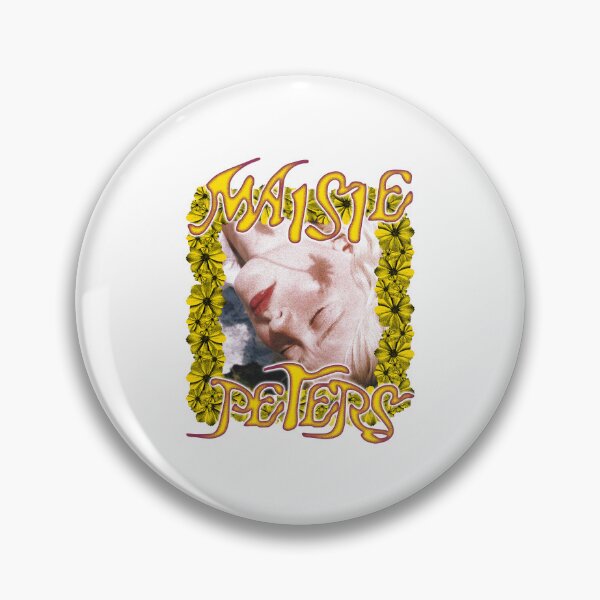 Item preview, Yellow Flower Border Pop British Singer designed and sold by GlamRetro.