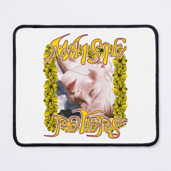 Item preview, Yellow Flower Border Pop British Singer designed and sold by GlamRetro.