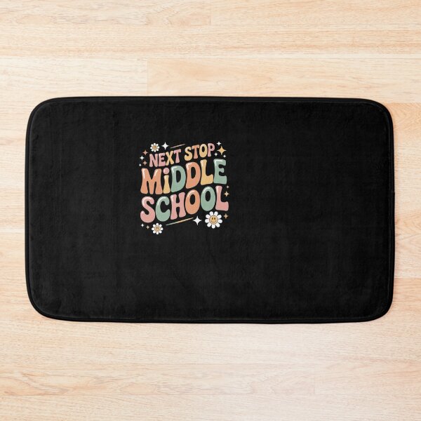 Item preview, Next Stop Middle School Student Groovy Design designed and sold by SuperAndSocial.