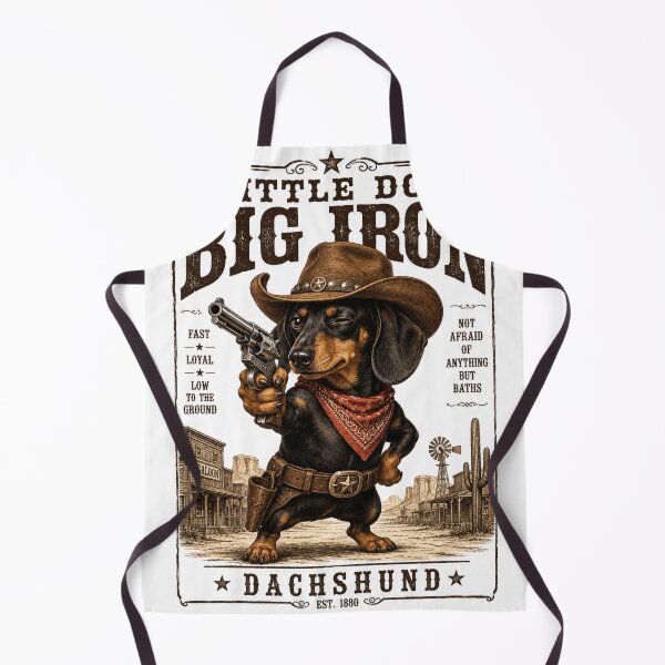 Artikelvorschau, Dackel Cowboy Kleiner Hund Großes Eisen entworfen und verkauft von domdjs4239.