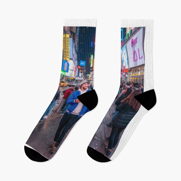 Item preview, Jalen Brunson And Victor Wembanyama Walking In Times Square designed and sold by Home Decor Art.