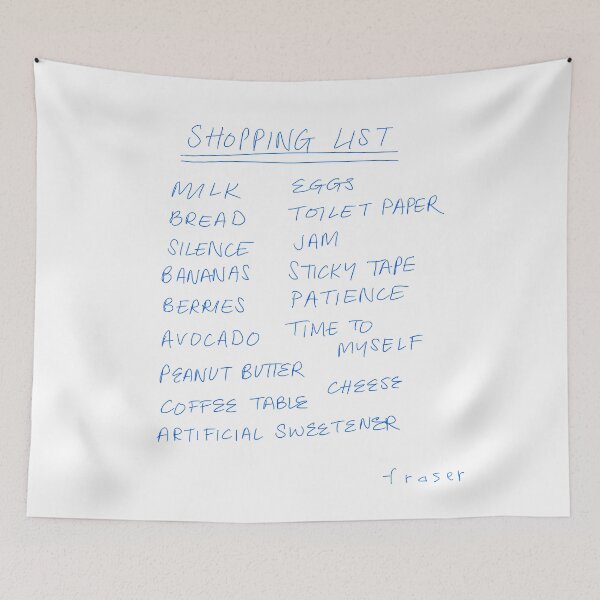 Item preview, Shopping List designed and sold by GeorginaxFraser.