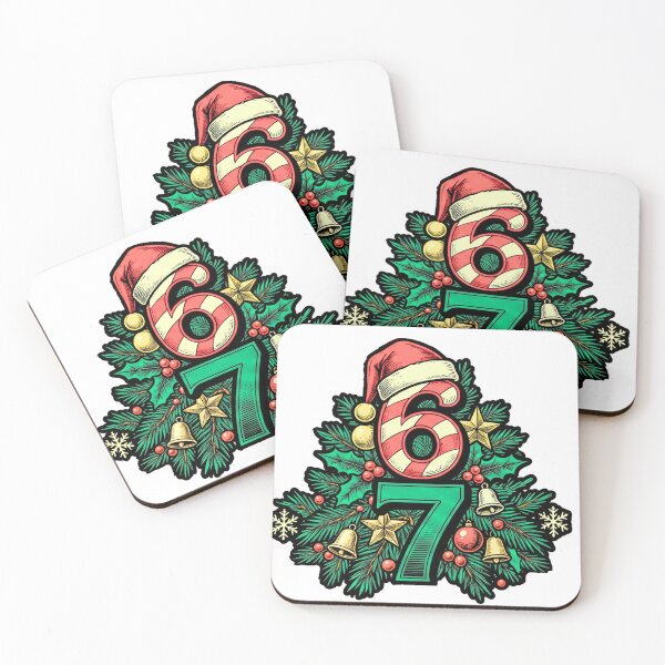 Item preview, funny six seven holiday candy cane 67 xmas designed and sold by ArtDesignTp.