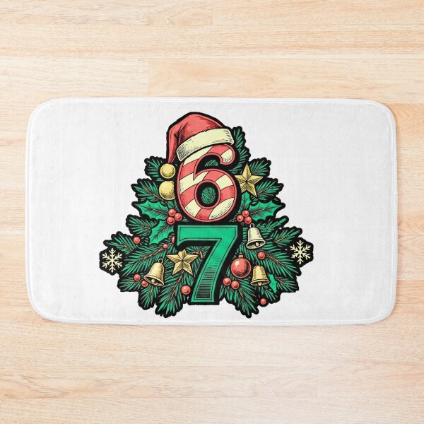 Item preview, funny six seven holiday candy cane 67 xmas designed and sold by ArtDesignTp.