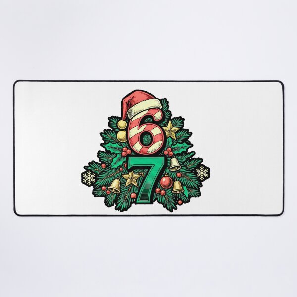 Item preview, funny six seven holiday candy cane 67 xmas designed and sold by ArtDesignTp.