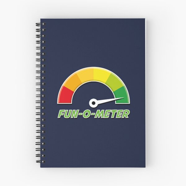 Item preview, Fun-o-Meter / Fun Meter Large (for dark backgrounds) designed and sold by STUDIO-72.