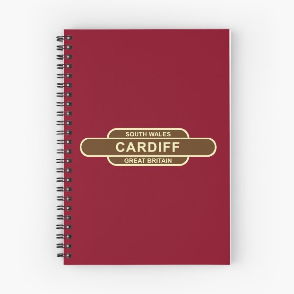 Item preview, Cardiff Vintage Railway Train Station Sign designed and sold by CreativeBridge.