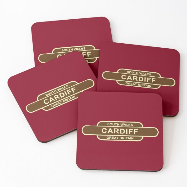 Item preview, Cardiff Vintage Railway Train Station Sign designed and sold by CreativeBridge.