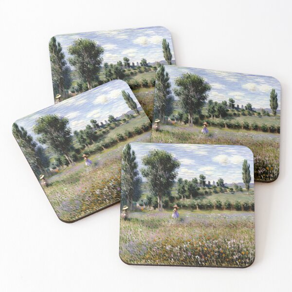 Item preview, Sunlit Meadow at Vétheuil: Impression of Blossoms, Light, and Rural Tranquility  designed and sold by artdesignsnow.