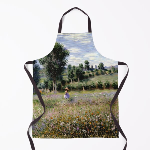 Item preview, Sunlit Meadow at Vétheuil: Impression of Blossoms, Light, and Rural Tranquility designed and sold by artdesignsnow.