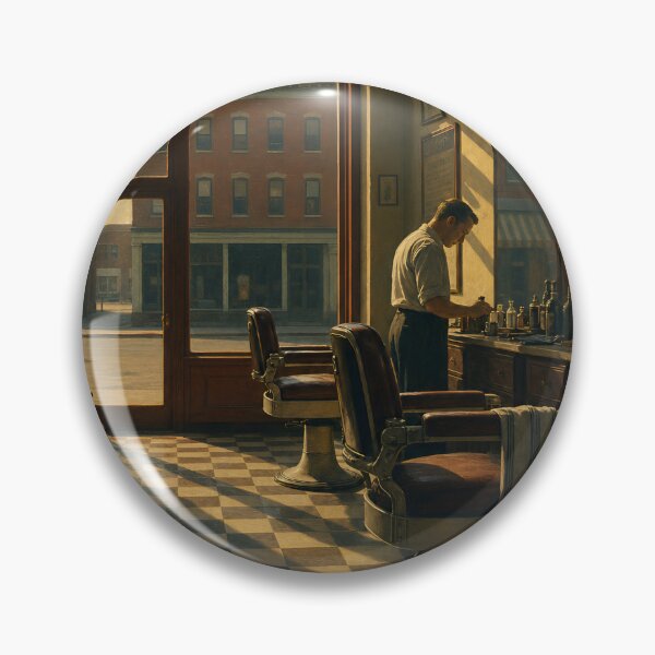 Item preview, Small Town Barber Shop designed and sold by CreativePrints3.