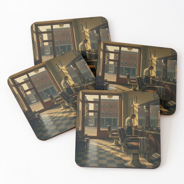 Item preview, Small Town Barber Shop designed and sold by CreativePrints3.
