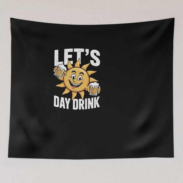 Item preview, Let's Day Drink Funny Sun Beer Lover Graphic designed and sold by SuperAndSocial.